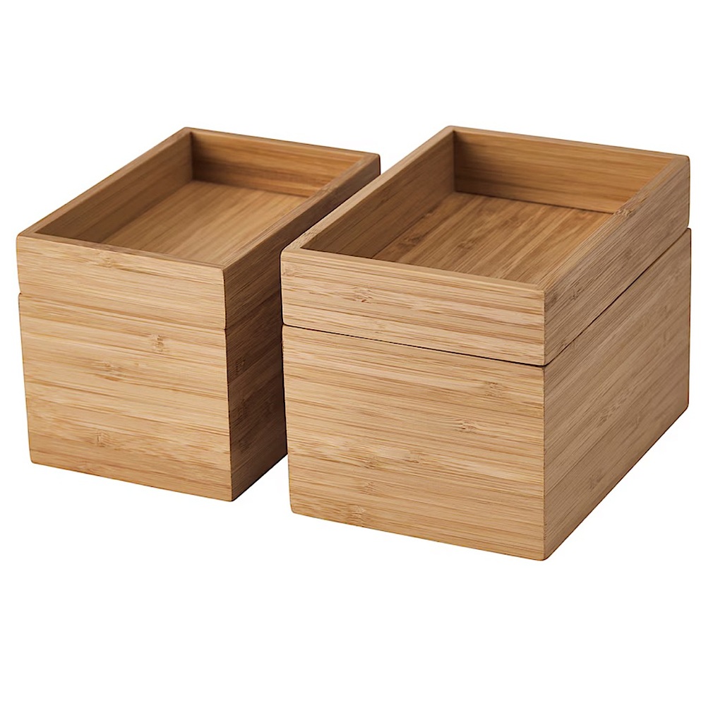 Ikea Bamboo 4-Piece Decor Set